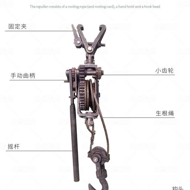 手動(dòng)回柱器零件明細(xì)